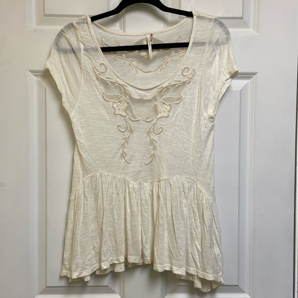 Free People Viscose Flowy Top - Picture 3 of 9